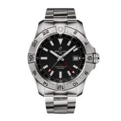 Replica Breitling Avenger Automatic GMT 44mm Mens Black Stainless Steel A32320101B1A1