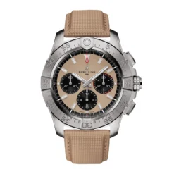 Replica Breitling Avenger B01 Chronograph 44mm Mens Beige Leather AB0147101A1X1