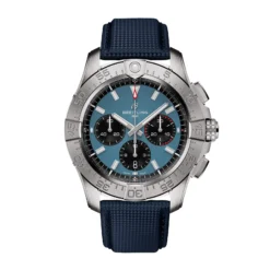 Replica Breitling Avenger Chronograph B01 44mm Mens Blue Leather AB0147101C1X1