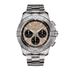 Replica Breitling Avenger Chronograph B01 44mm Mens Beige Stainless Steel AB0147101A1A1