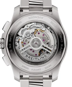 Alternative view of Replica Breitling Avenger Chronograph B01 44mm Mens Blue Stainless Steel AB0147101C1A1
