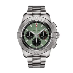 Replica Breitling Avenger Chronograph B01 44mm Mens Green Stainless Steel AB0147101L1A1