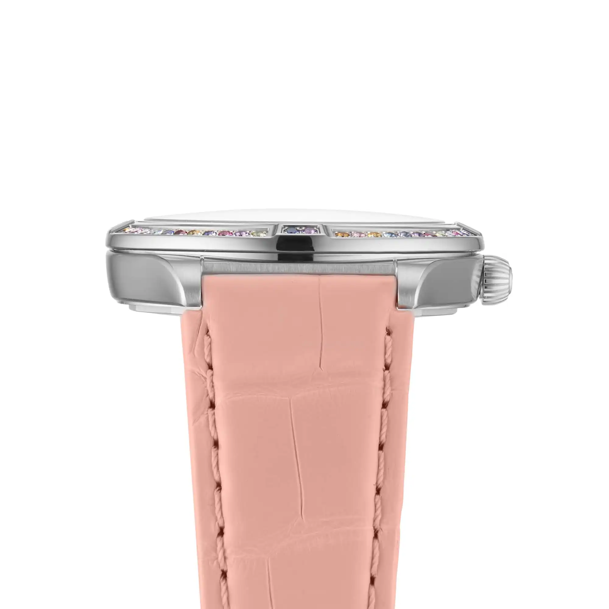 Replica Breitling Chronomat Automatic 36 South Sea Pink Leather Strap Ladies G10380BB1K1P1 - Image 4