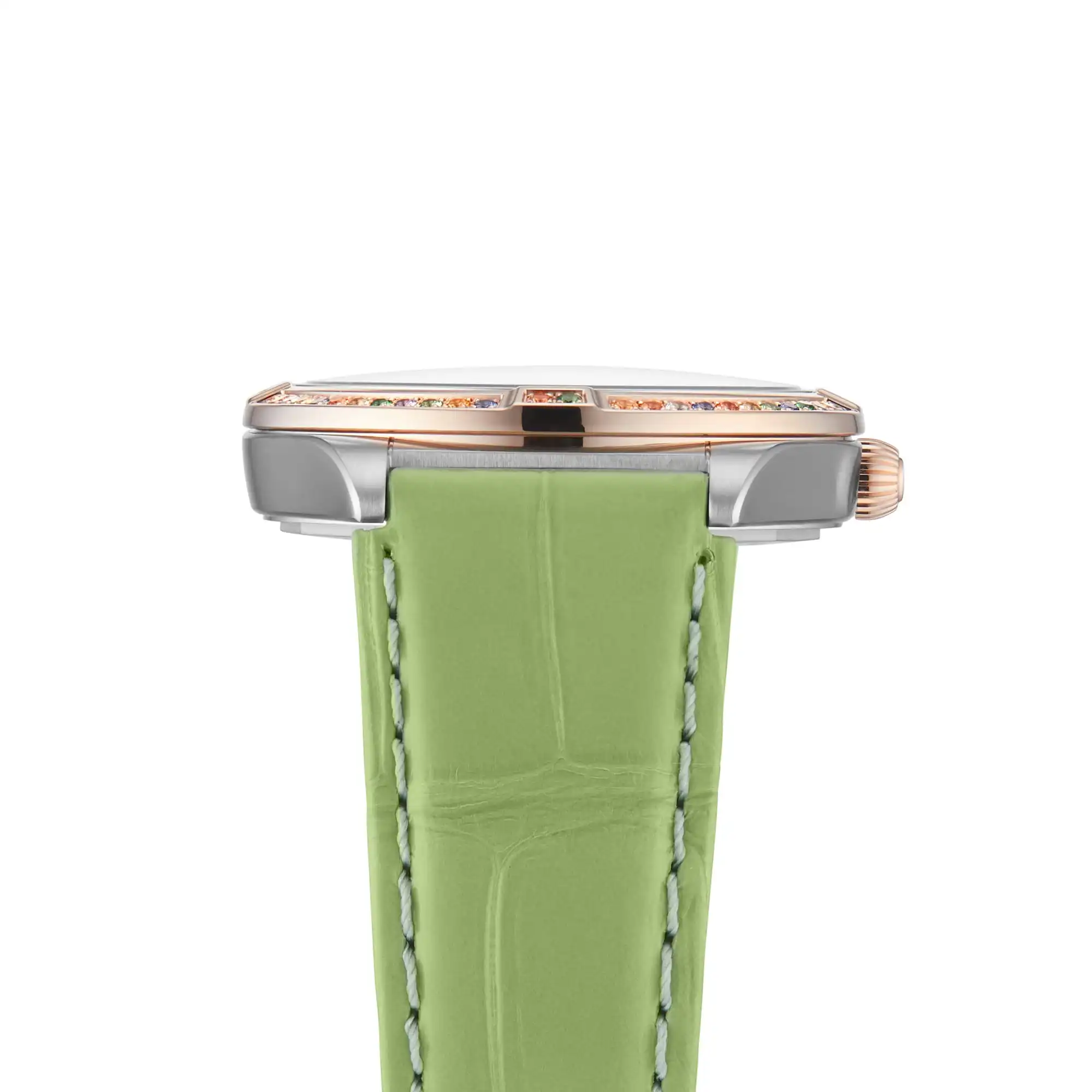 Replica Breitling Chronomat Automatic 36 South Sea Green Leather Strap Ladies U10380611L1P1 - Image 4