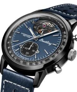 Alternative view of Replica Breitling Top Time B21 Shelby Cobra Tourbillon 44mm Mens Blue SB21251A1C1X1