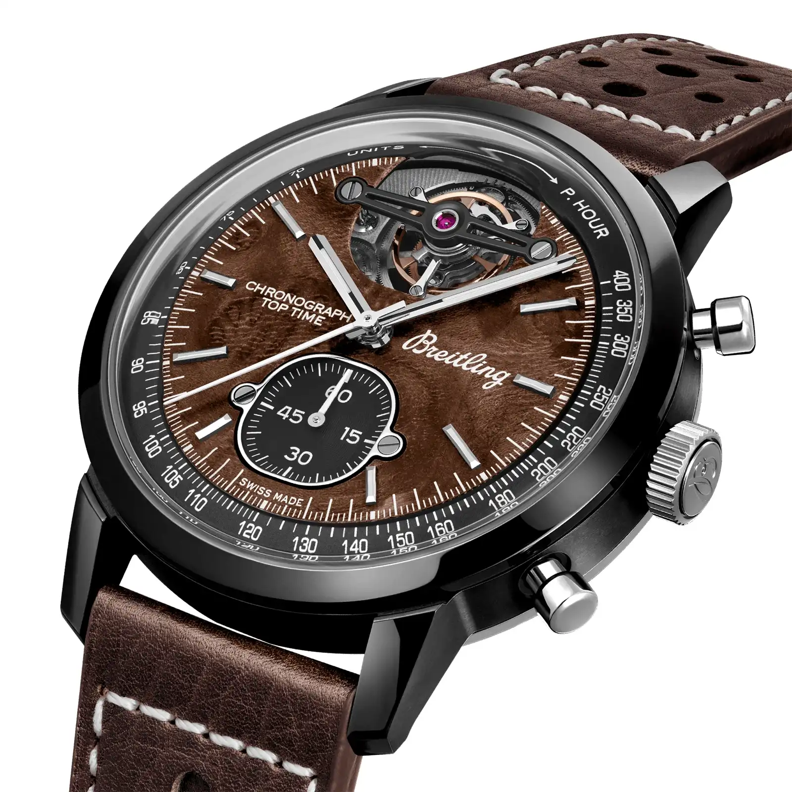Replica Breitling Top Time B21 Chevrolet Corvette Tourbillon 44mm Mens Brown SB21252A1Q1X1 - Image 2