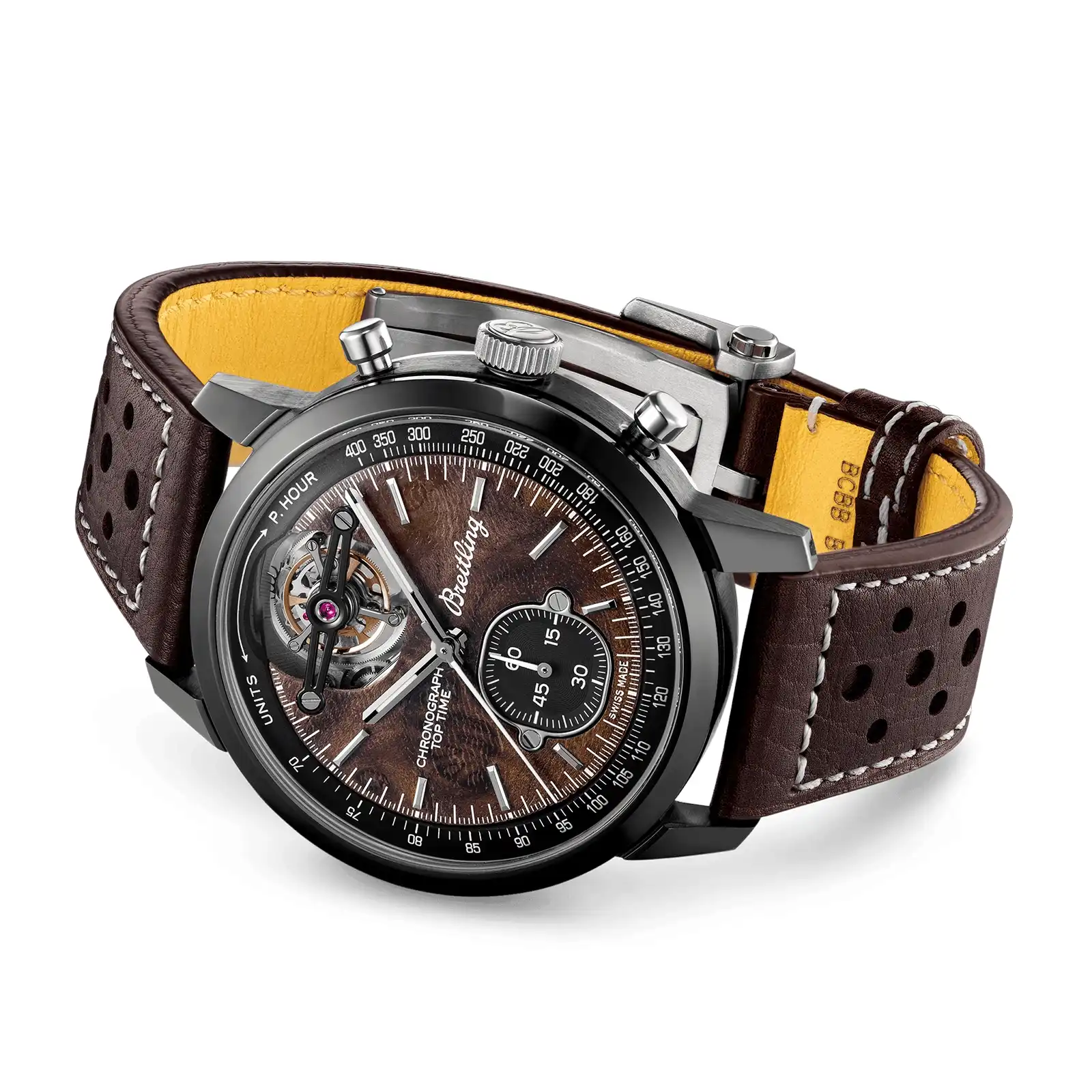 Replica Breitling Top Time B21 Chevrolet Corvette Tourbillon 44mm Mens Brown SB21252A1Q1X1 - Image 3