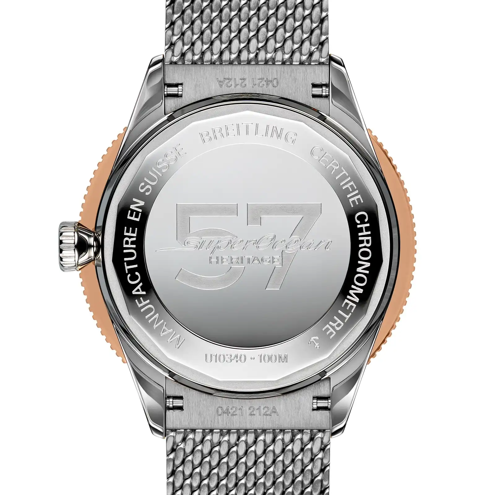 Replica Breitling Superocean Heritage ’57 Highlands Capsule 38mm Mens Yellow 2 Straps U10340281I1A1 - Image 2