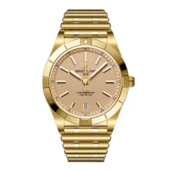 Replica Breitling Chronomat Automatic 36mm Victoria Beckham Limited Edition Ladies Sand Yellow Gold K103801A1A1K1