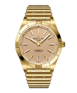 Replica Breitling Chronomat Automatic 36mm Victoria Beckham Limited Edition Ladies Sand Yellow Gold K103801A1A1K1
