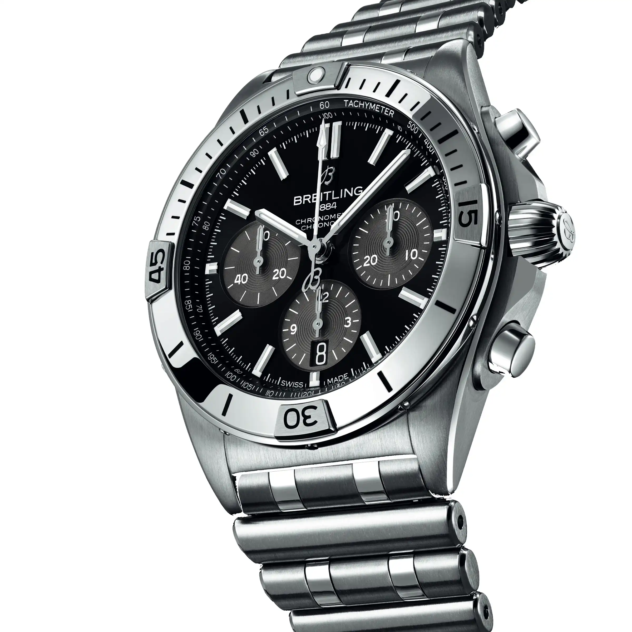 Replica Breitling Chronomat B01 UK Exclusive 42mm Mens Black AB01341B1B1A1 - Image 2