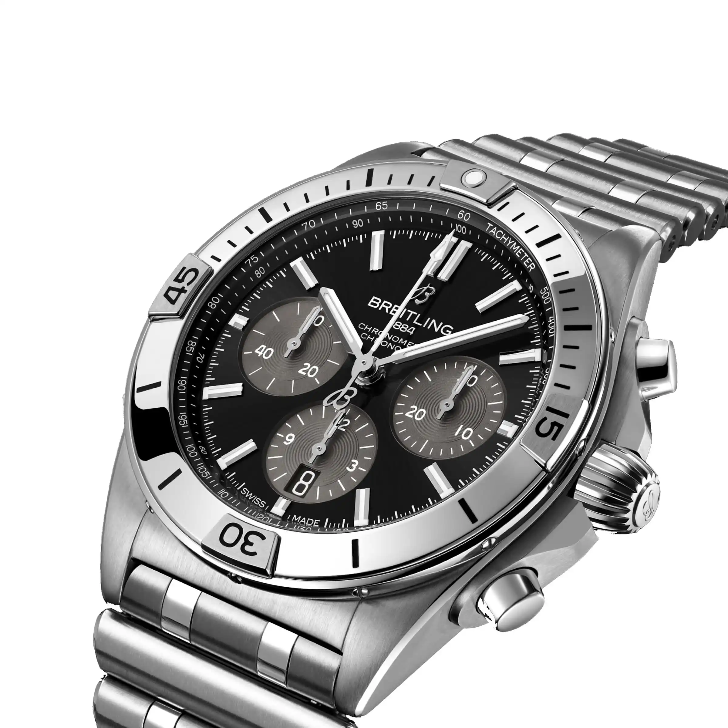Replica Breitling Chronomat B01 UK Exclusive 42mm Mens Black AB01341B1B1A1 - Image 3