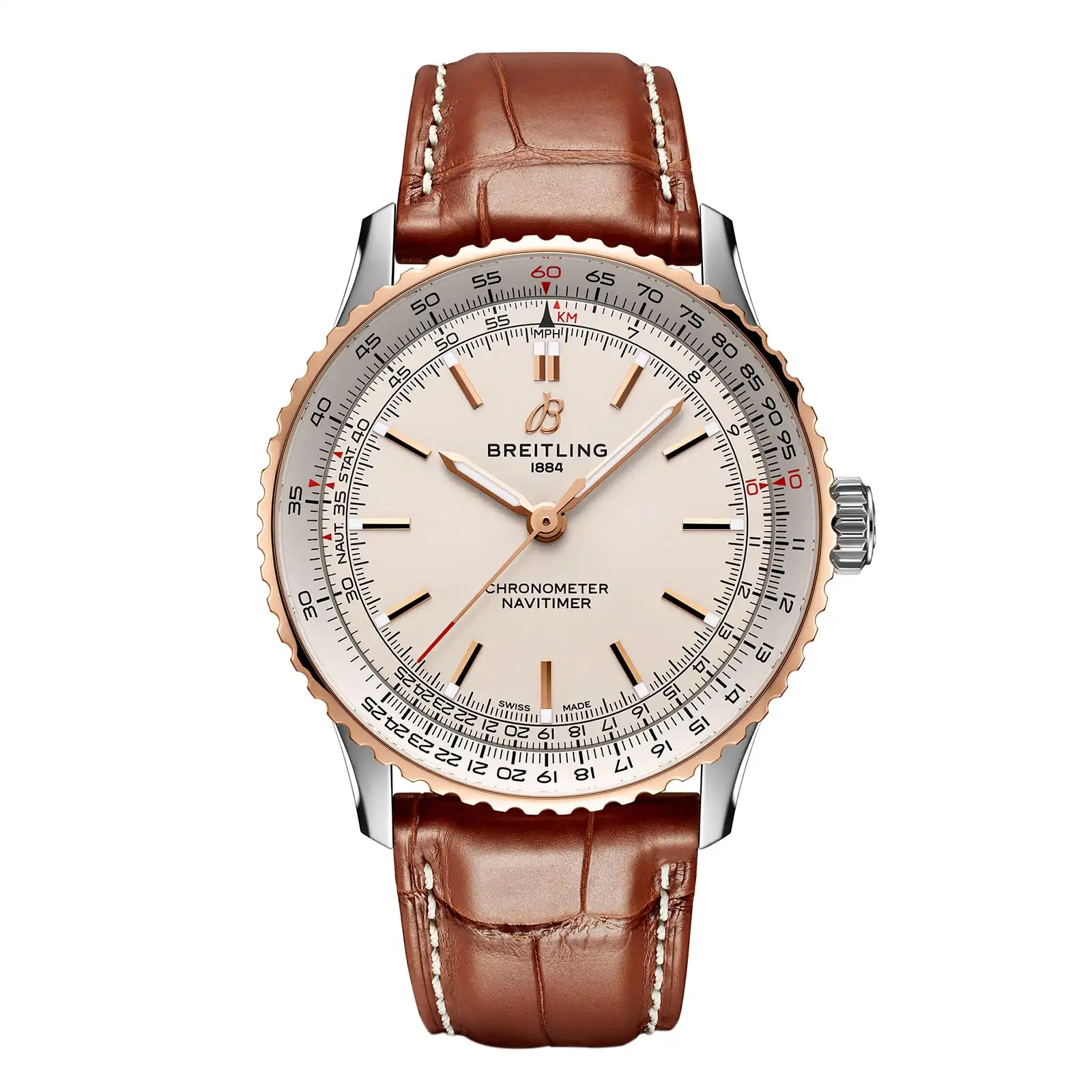 Replica Breitling Navitimer Automatic 41mm Mens Silver U17329F41G1P1