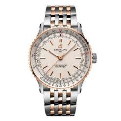 Replica Breitling Navitimer Automatic 41mm Mens Silver Stainless Steel And 18k Red Gold U17329F41G1U1