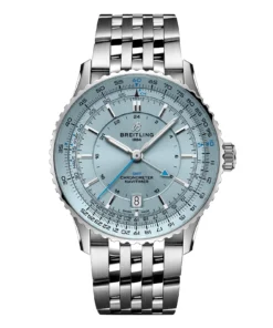 Replica Breitling Navitimer Automatic GMT 41mm Mens Light Blue Stainless Steel A32310171C1A1