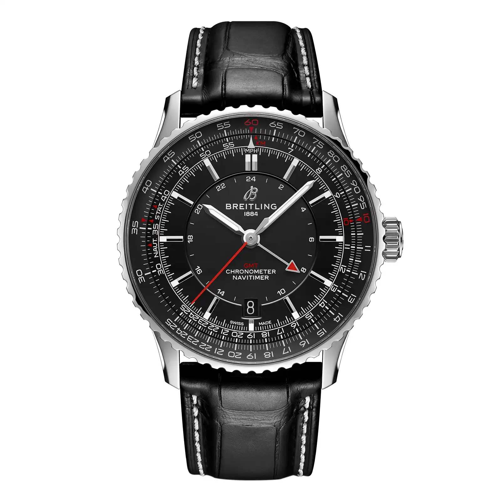 Replica Breitling Navitimer Automatic GMT 41mm Mens Black A32310251B1P1