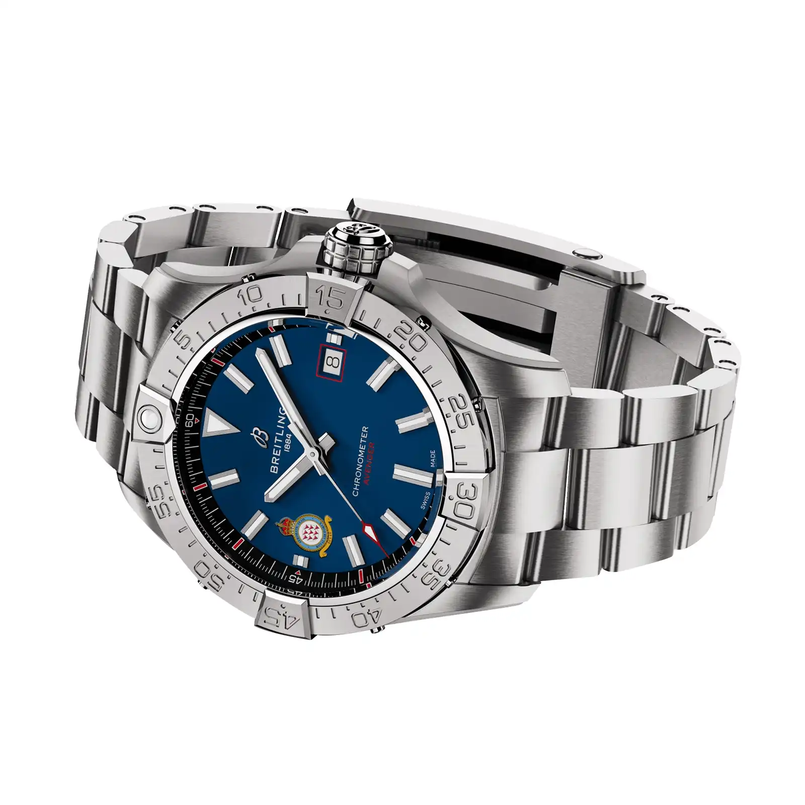 Replica Breitling Avenger Red Arrows 60th Anniversary Edition 42mm Mens Blue A173281A1C1A1 - Image 4