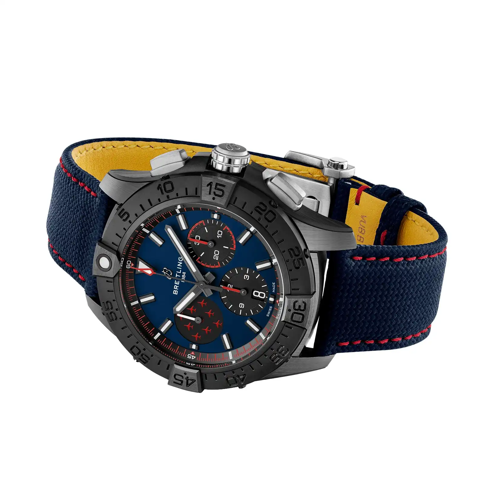 Replica Breitling Avenger B01 Chronograph Red Arrows 44mm Mens Blue SB01475A1C1X1 - Image 4