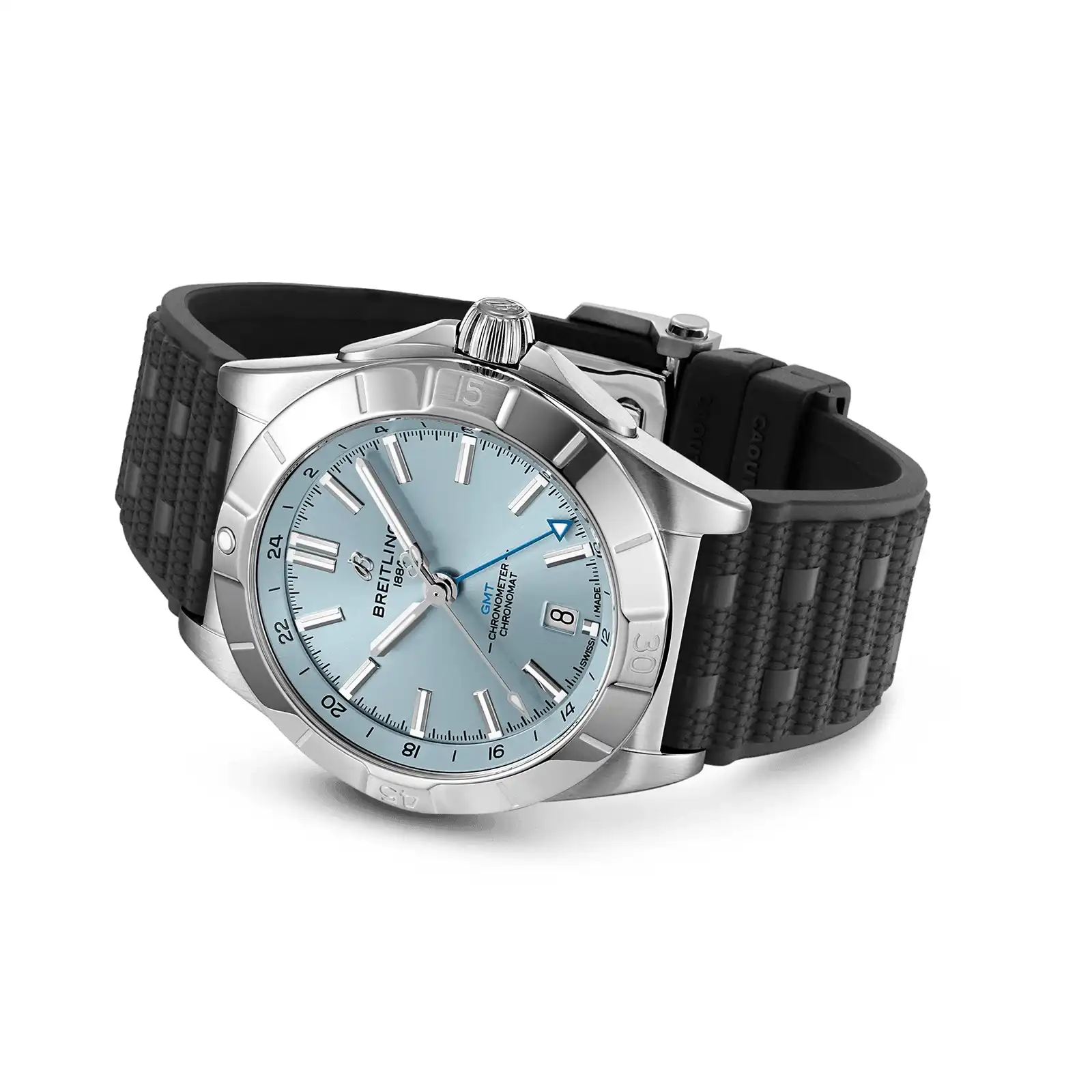 Replica Breitling Chronomat 40mm Mens Blue Rubber P32398101C1S2 - Image 4