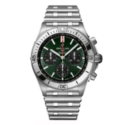 Replica Breitling Chronomat B01 Chronograph 42mm Mens Green AB0134101L2A1