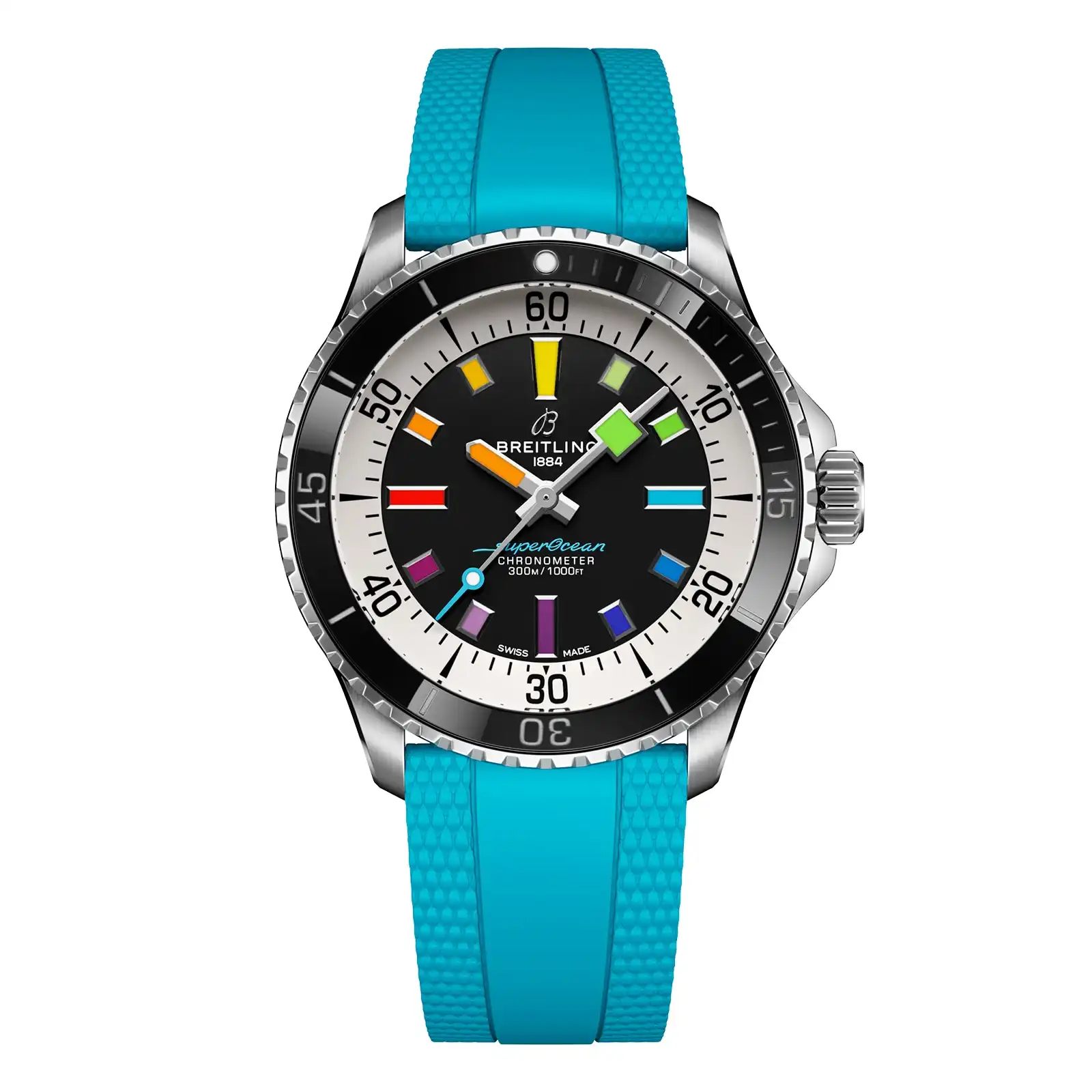 Replica Breitling Superocean Automatic 42mm Mens Blue Rubber A17375211B2S1