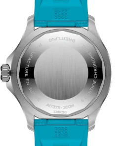 Alternative view of Replica Breitling Superocean Automatic 42mm Mens Blue Rubber A17375211B2S1
