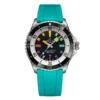 Replica Breitling Superocean Automatic 42mm Mens Turquoise Rubber A17375211B2S2