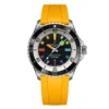 Replica Breitling Superocean Automatic 42mm Mens Yellow Rubber A17375211B2S4