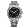Replica Breitling Avenger B01 Chronograph 42 Mens Black Stainless Steel AB0146101B1A1