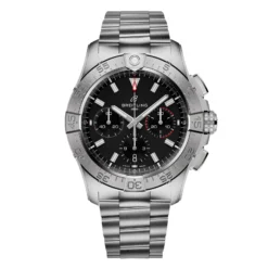 Replica Breitling Avenger B01 Chronograph 42 Mens Black Stainless Steel AB0146101B1A1