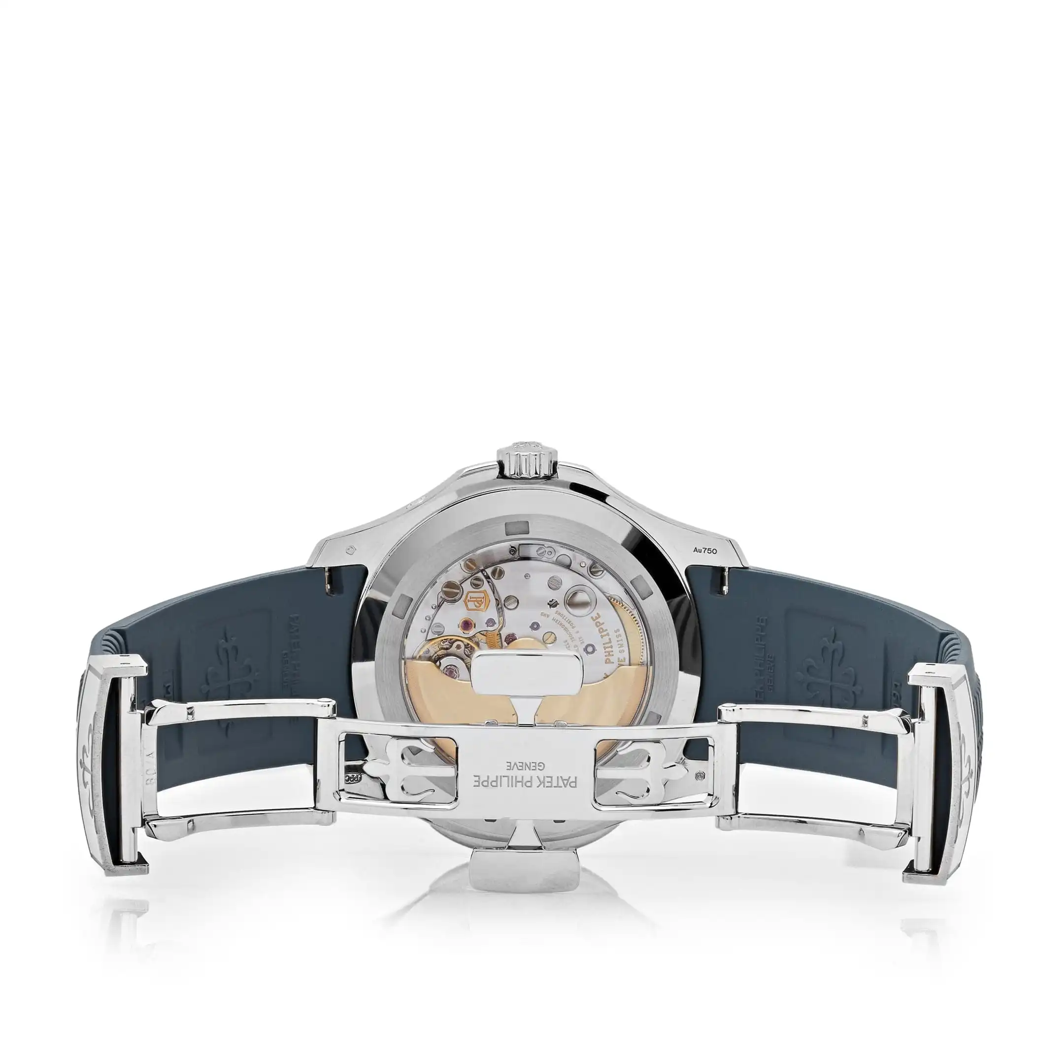 Replica Patek Philippe Aquanaut 5164G-001 ‘Travel Time’ White Gold Blue-Gray Dial - Image 5