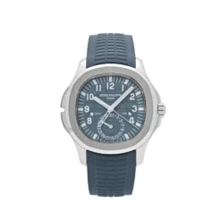 Replica Patek Philippe Aquanaut 5164G-001 ‘Travel Time’ White Gold Blue-Gray Dial