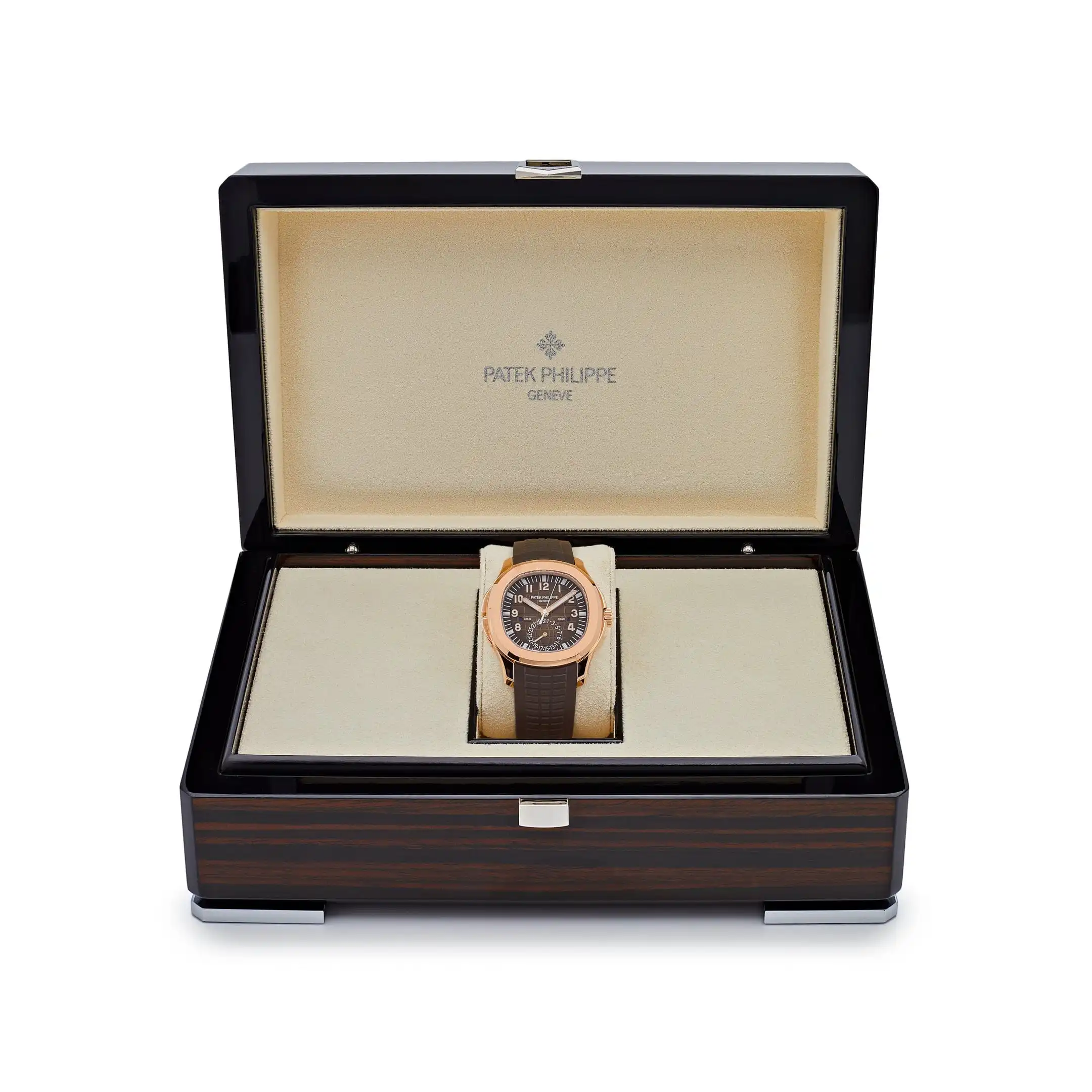 Replica Patek Philippe Aquanaut 5164R-001 ‘Travel Time’ Brown Dial Rose Gold - Image 6