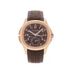 Replica Patek Philippe Aquanaut 5164R-001 ‘Travel Time’ Brown Dial Rose Gold