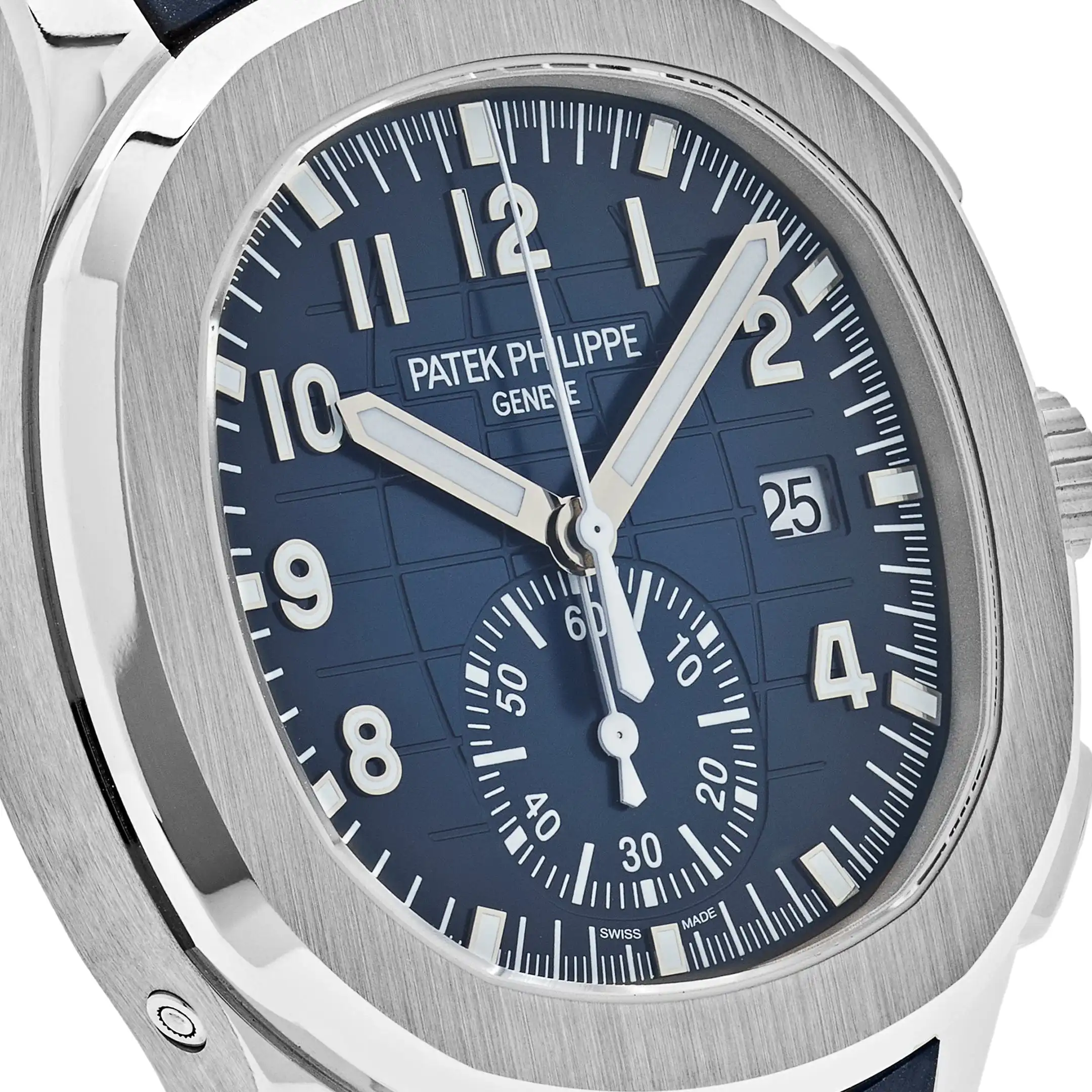Replica Patek Philippe Aquanaut 5968G-001 White Gold Blue Dial Uncut St - Image 5