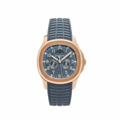 Replica Patek Philippe Aquanaut Luce 5261R-001 Annual Calendar Rose Gold Blue-Gray Dial