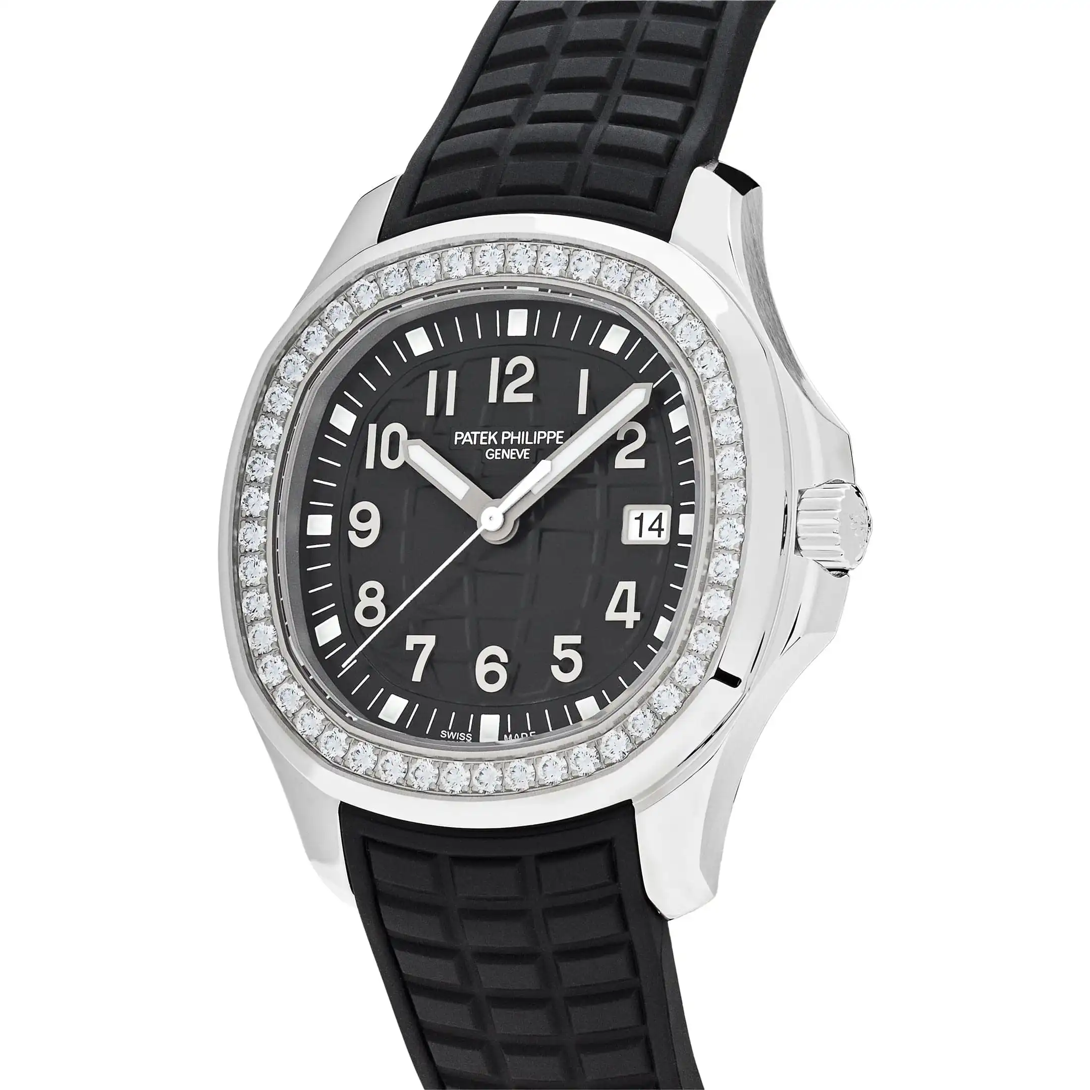 Replica Patek Philippe Aquanaut Luce 5267/200A-001 Black Dial Diamond Bezel - Image 3
