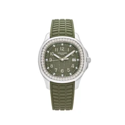Replica Patek Philippe Aquanaut Luce 5267/200A-011 ‘Ladies’ Stainless Steel Green Dial Diamond Bezel