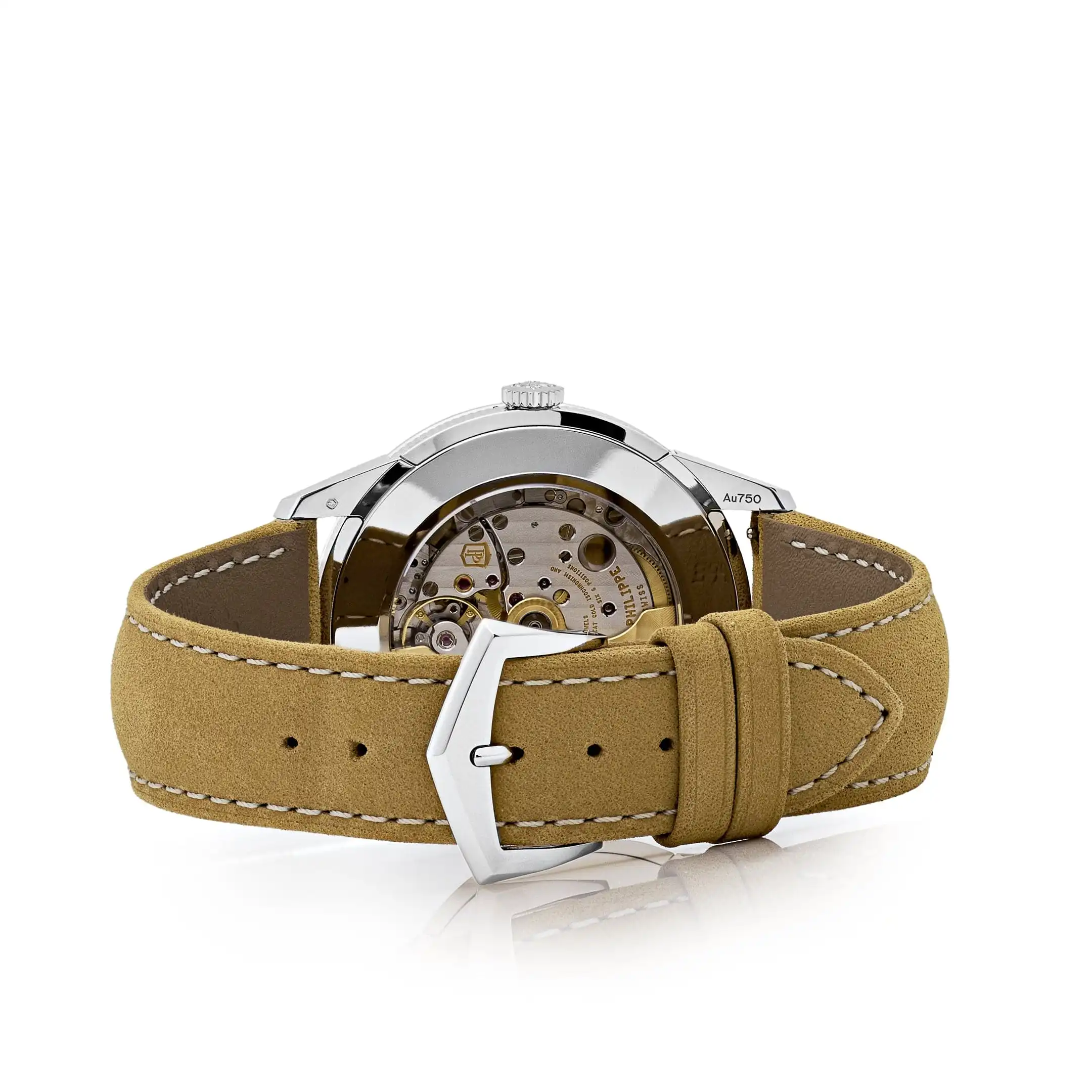 Replica Patek Philippe Calatrava 5226G-001 White Gold Charcoal Dial Date - Image 6