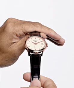 Alternative view of Replica Patek Philippe Calatrava 5227R-001 Date Rose Gold Ivory Dial