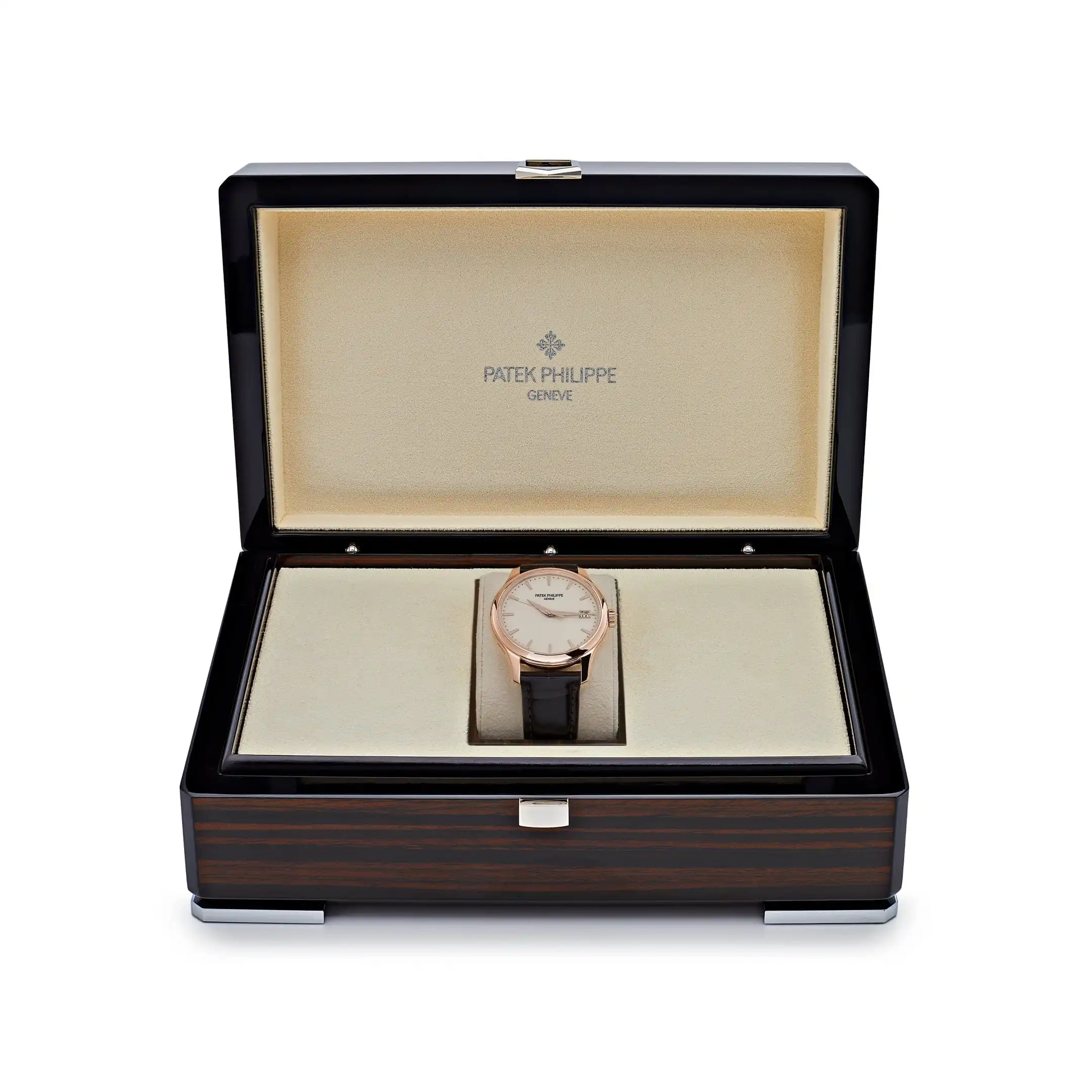 Replica Patek Philippe Calatrava 5227R-001 Date Rose Gold Ivory Dial - Image 9