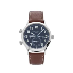 Replica Patek Philippe Calatrava 5524G-001 ‘Pilot’ Travel Time White Gold
