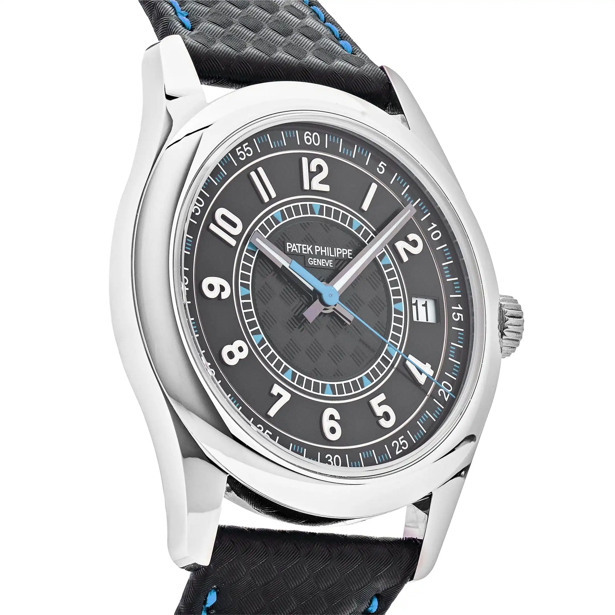 Replica Patek Philippe Calatrava 6007G-011 White Gold Blue Accents - Image 4