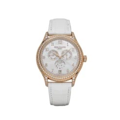 Replica Patek Philippe Complications 4948R-001 Annual Calendar Moon Phases Rose Gold  Mother-of-Pearl Dial Diamond Bezel