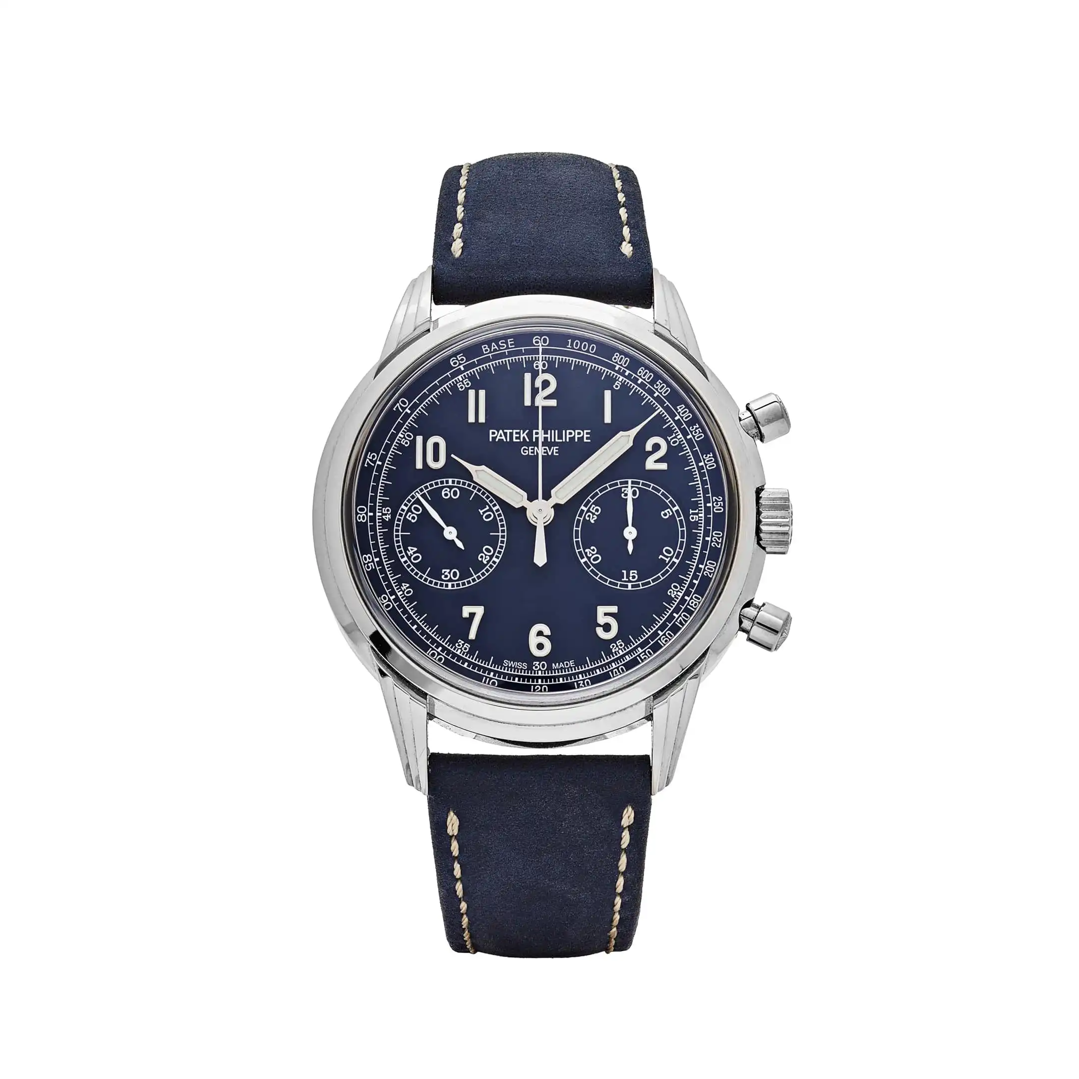 Replica Patek Philippe Complications 5172G-001 Chronograph White Gold Blue Dial