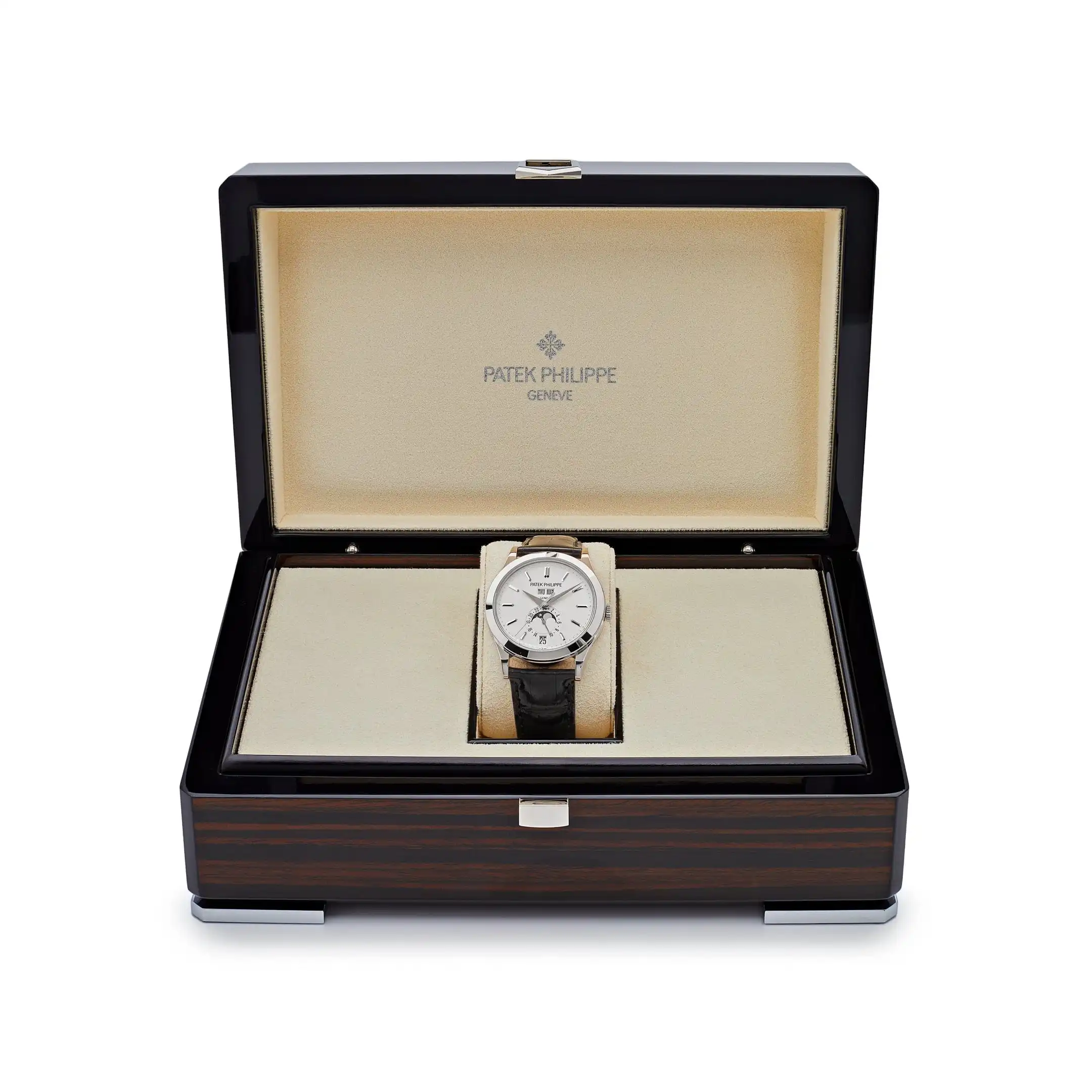 Replica Patek Philippe Complications 5396G-011 Annual Calendar Moon Phases White Gold - Image 7