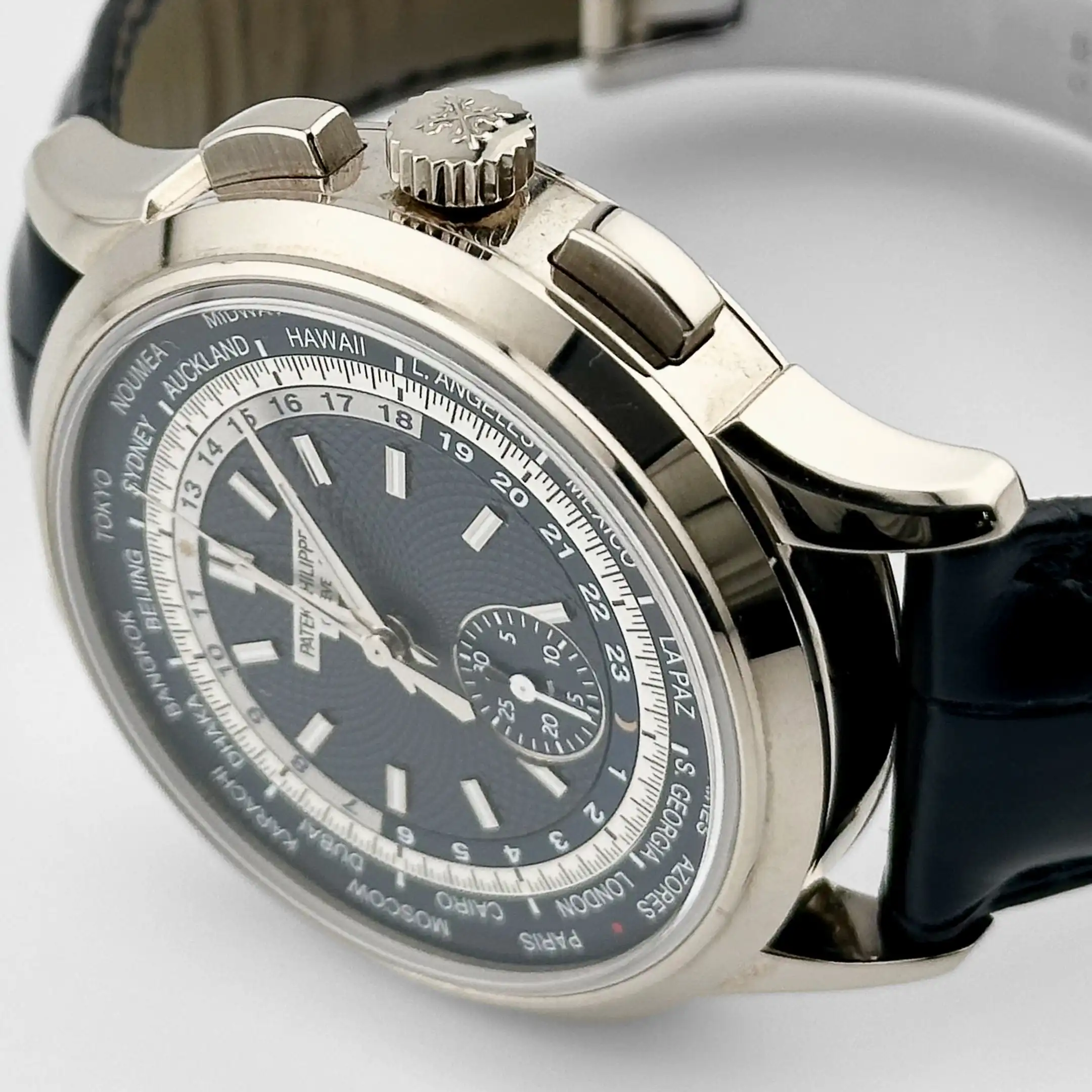 Replica Patek Philippe Complications 5930G-010 World Time Flyback Chronograph - Image 4