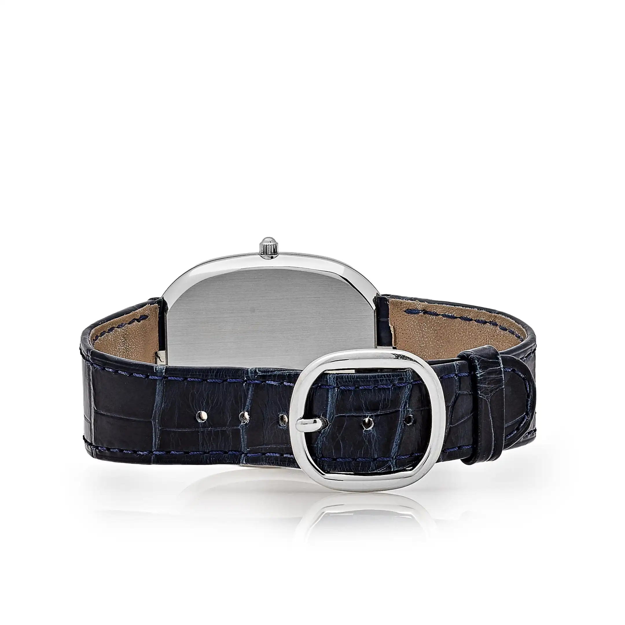 Replica Patek Philippe Golden Ellipse 5738P-001 Platinum Blue Dial - Image 6