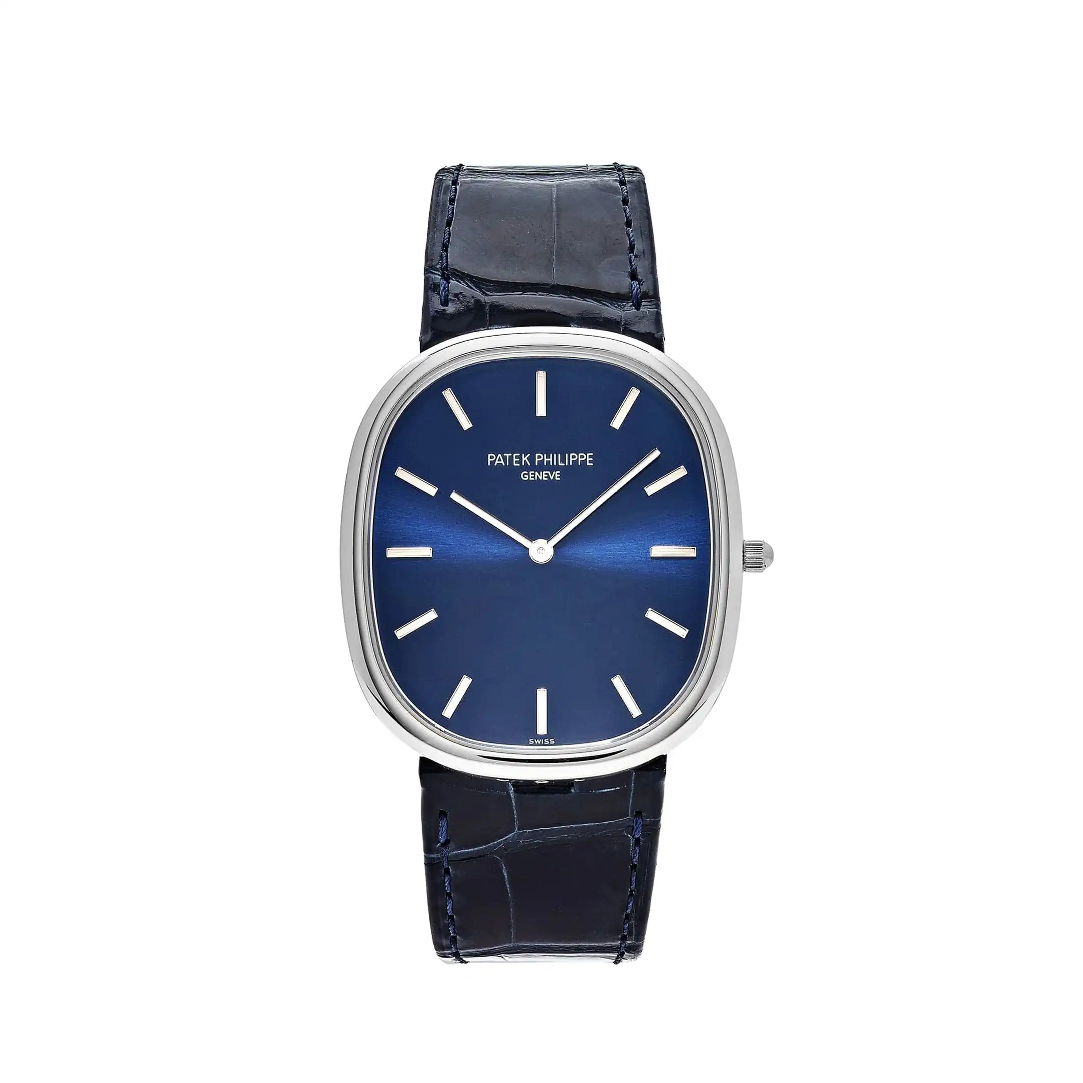 Replica Patek Philippe Golden Ellipse 5738P-001 Platinum Blue Dial