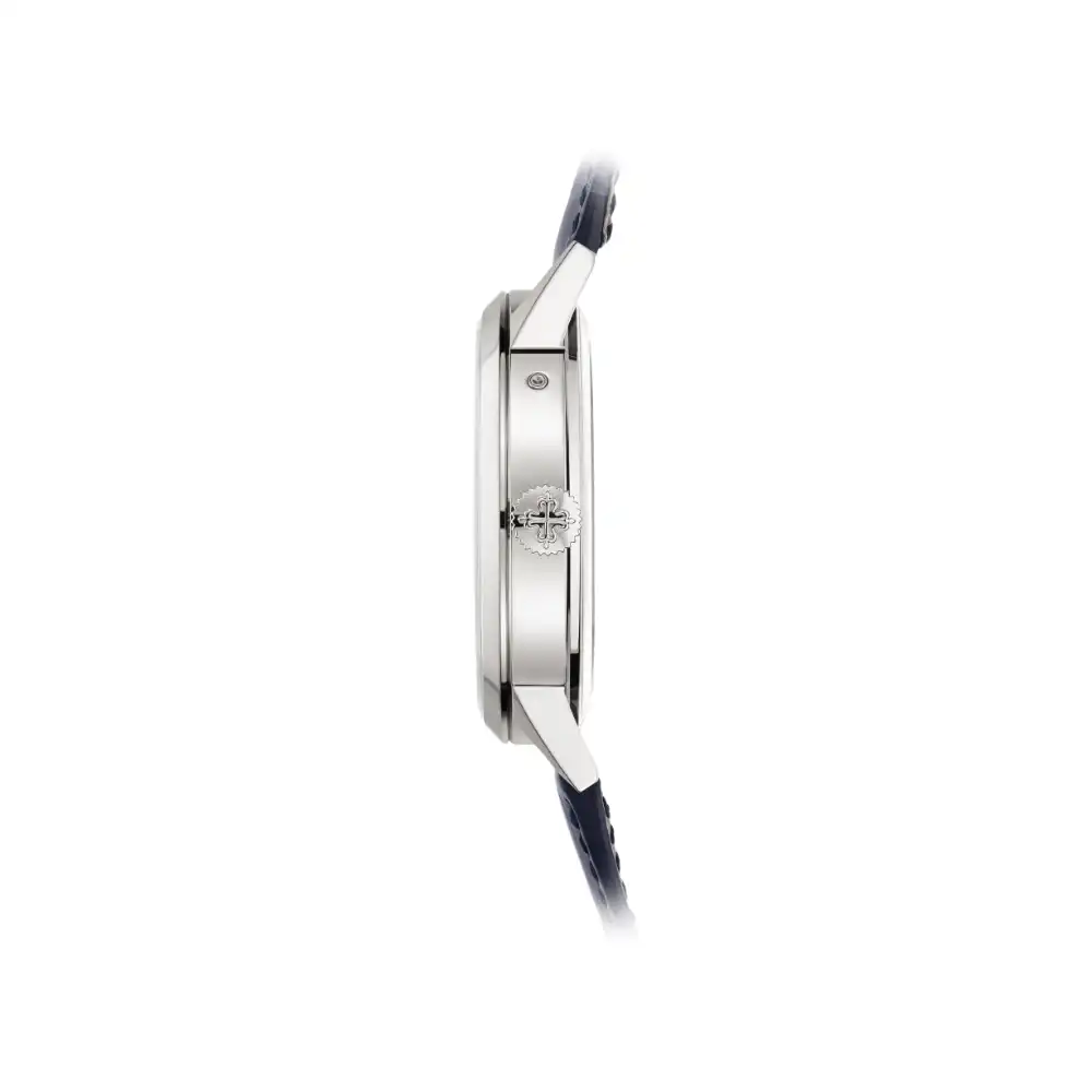 Replica Patek Philippe Grand Complications 5236P-001 In-Line Perpetual Calendar Platinum Blue Dial - Image 4